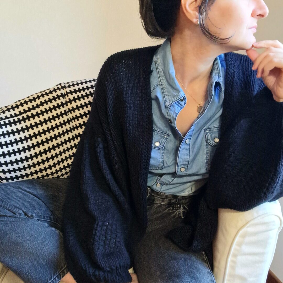 Photo8 cardigan Valentina mespullsdefille vol1 monblabladefille tricot knitting patron pull