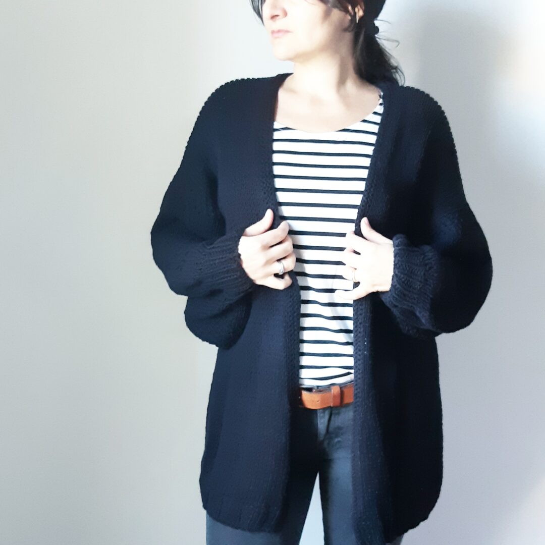 Photo2 cardigan Valentina mespullsdefille vol1 monblabladefille tricot knitting patron pull