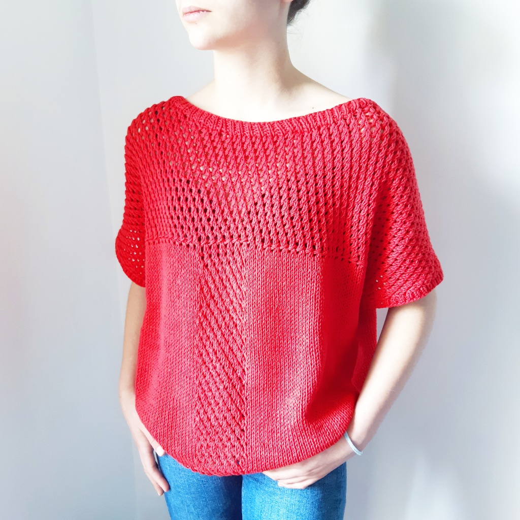 Pull carla #monblabladefille, diy, fait main, fiche explicative, hand made, hand made wardrobe, knitters, knitting, coton, drops, mode, monblabladefille.com, point fantaisie, passion tricot, patron, pull, tendance, tricot, tricot addict, tuto, tutoriel, mespatronsdefille
