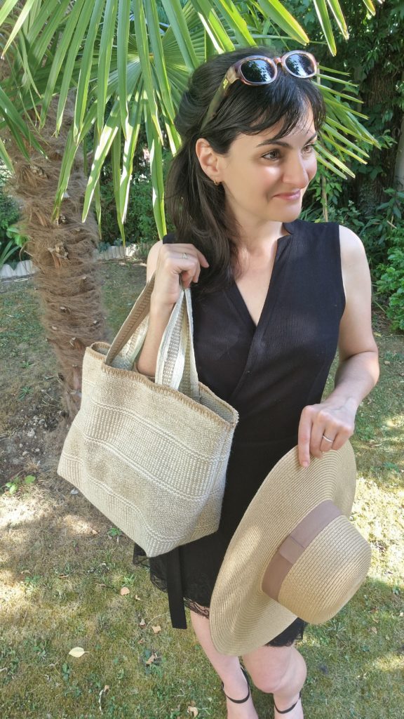 photo en avant mon panier de plage tuto gratuit free monblabladefille
