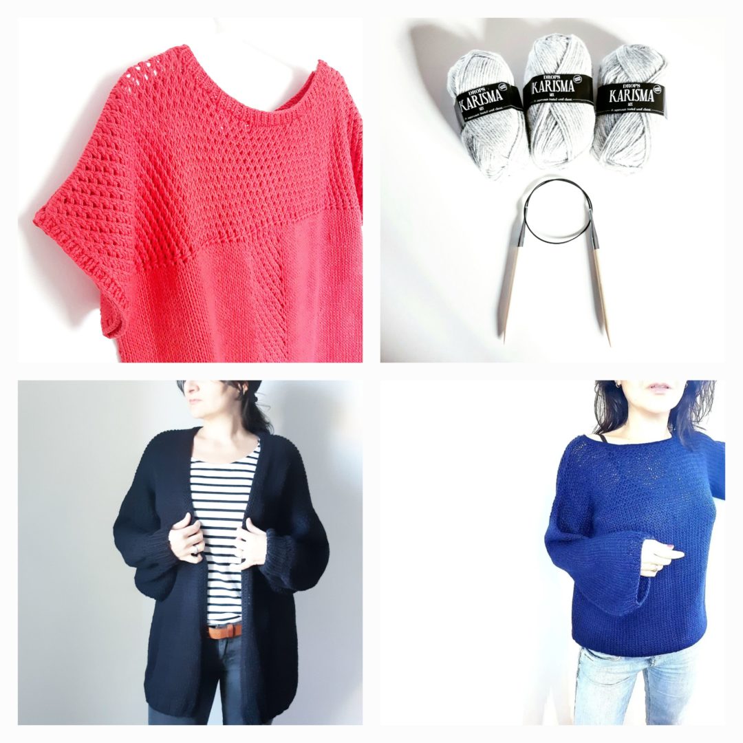 mes patrons de fille mes pulls de fille monblabladefille tricot knit knitting drops debutant diy