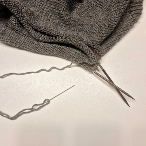 tuto ourlet replié gratuit tricot monblabladefille