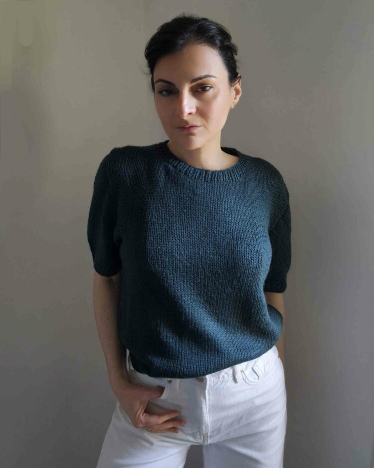 photo pull GIAN MARCO tricot knitting pattern tricoter monblabladefille mespullsdefille tuto drops